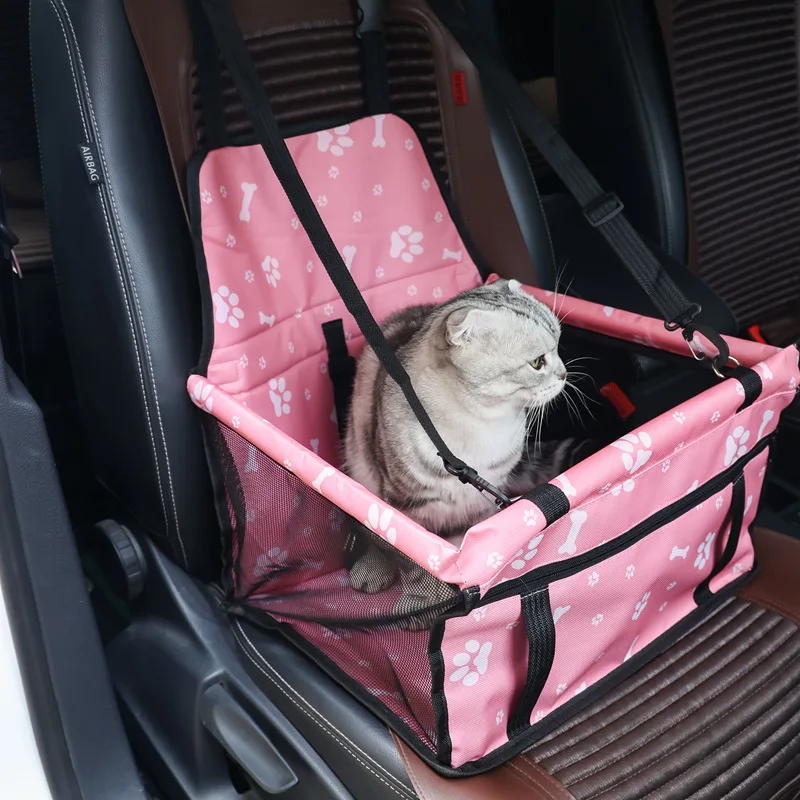 Seggiolino auto per cane gatto pieghevole impermeabile gatto cucciolo Pet seggiolino auto marsupio borsa da viaggio cucciolo seggiolino auto con