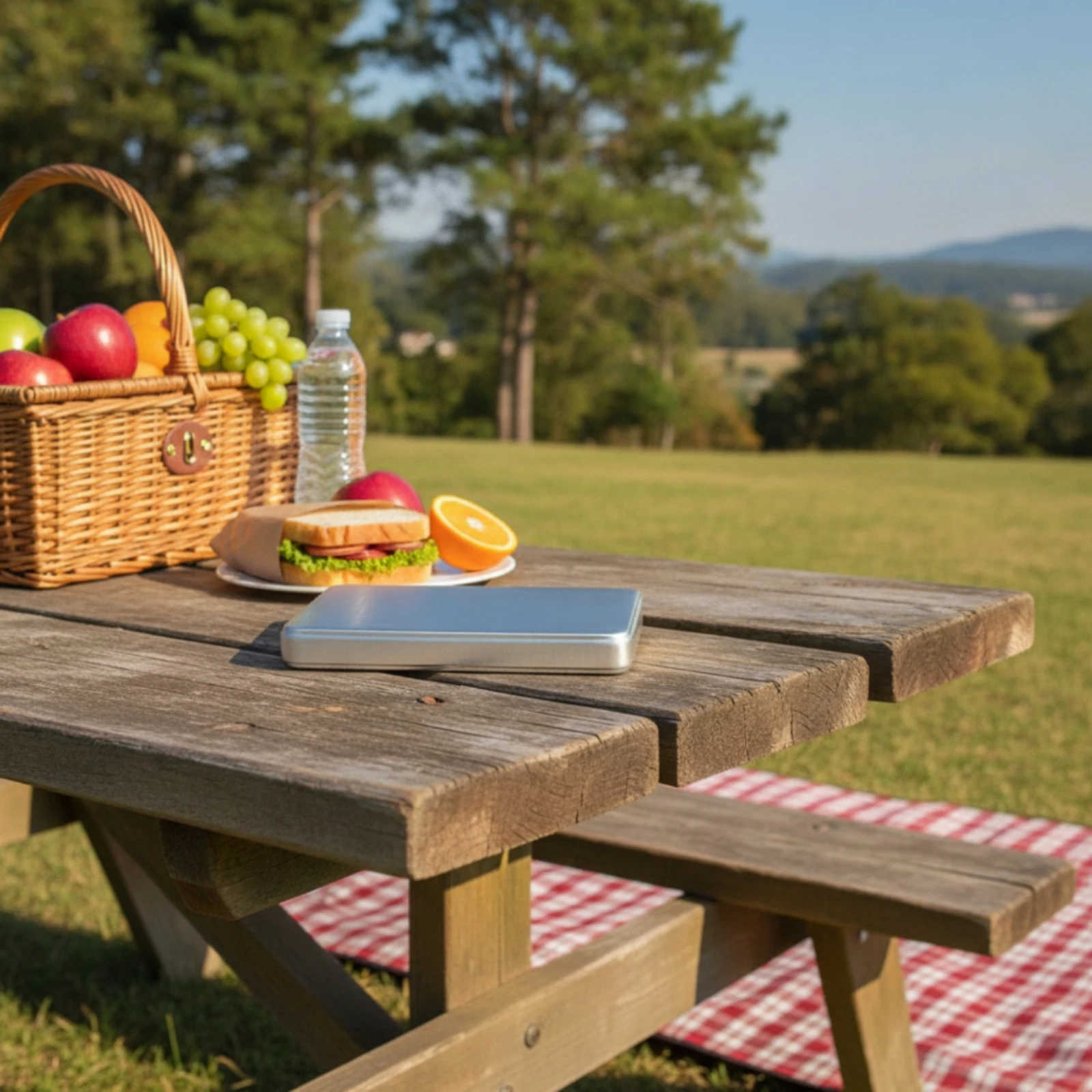 Stainless Steel Cold Plate 304 Cooling Plate with Rounded Corners Brushed Silver Slim for Lunch Boxes, Insulated Bags view 2