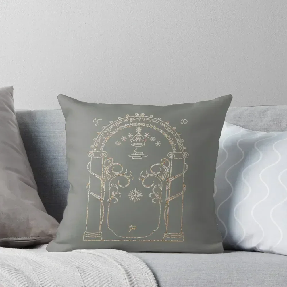 

Gates of Moria Throw Pillow Sofa Covers Sofa Cover christmas supplies Luxury Pillow Case pillow