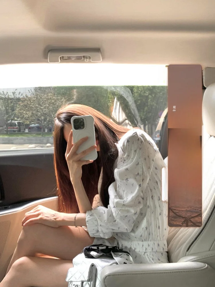 

Удобный женский комплект с цветочным принтом JongLimit: топ и юбка на молнии для защиты от солнца, весна-осень, модный, из двух предметов