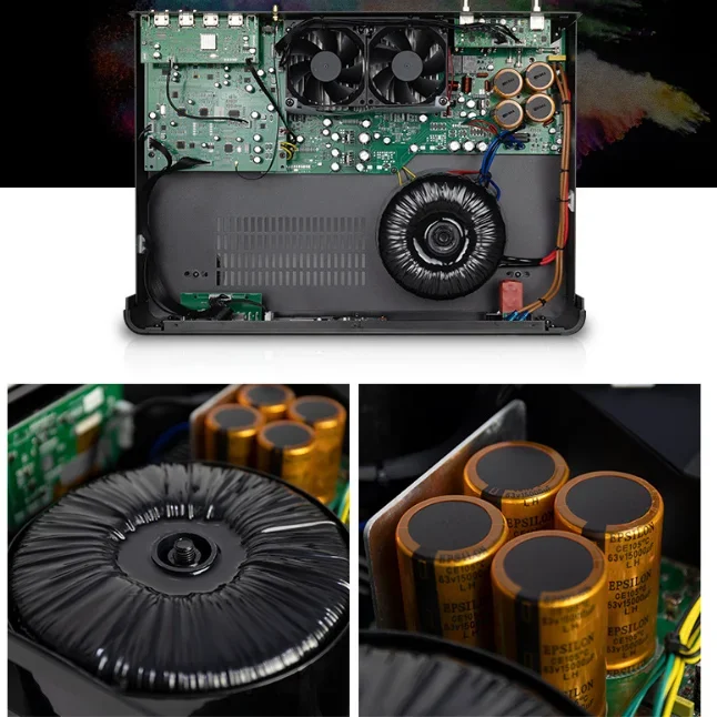 2024 New Digital Amplifier Karaoke Amplifier DSP Echo Reverb Amplifier