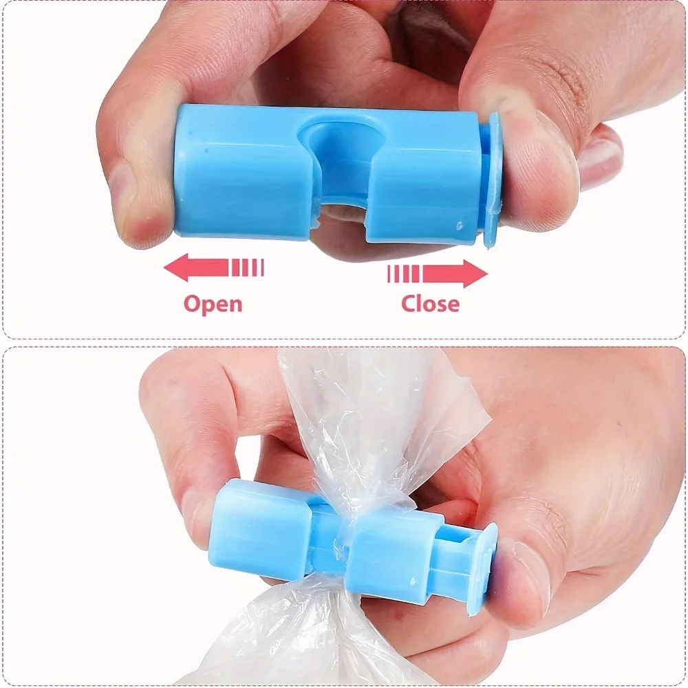 Food Bag Sealing Clips 12 Pcs Reusable Spring Loaded Bread Snack Bag Clips for Kitchen Food Fresh Keeping Storage Sealed Storage