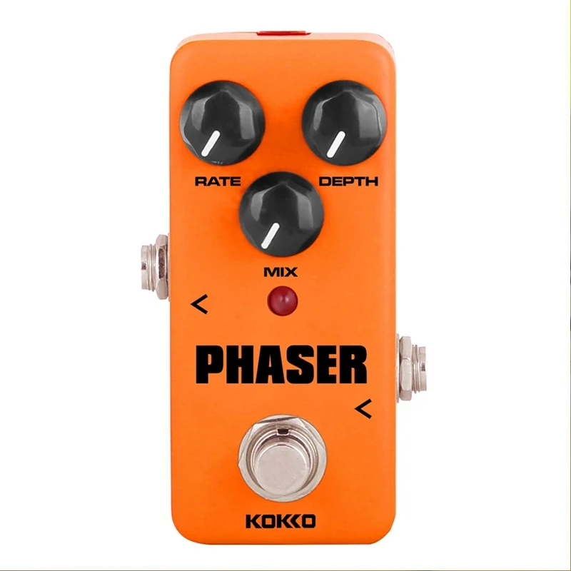 KOKKO Electric Guitar Effect Pedal Analog Phaser Effect Pedal True Bypass Phase Mini Single Guitar Pedal Guitar Accessories