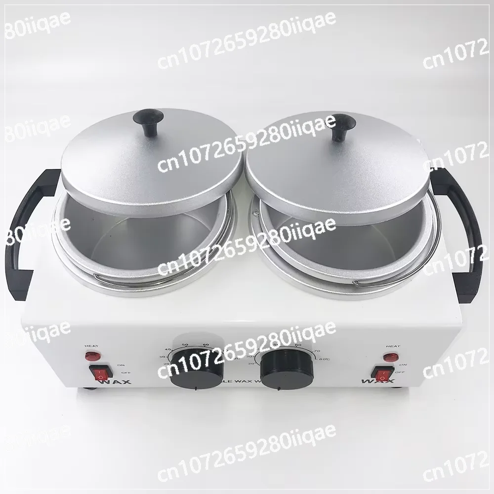 220V/ 110V Double Pots Depilatory Wax Warmer Machine Paraffine Wax  Heater Hand Feet SPA Epilator Hair Removal Tool