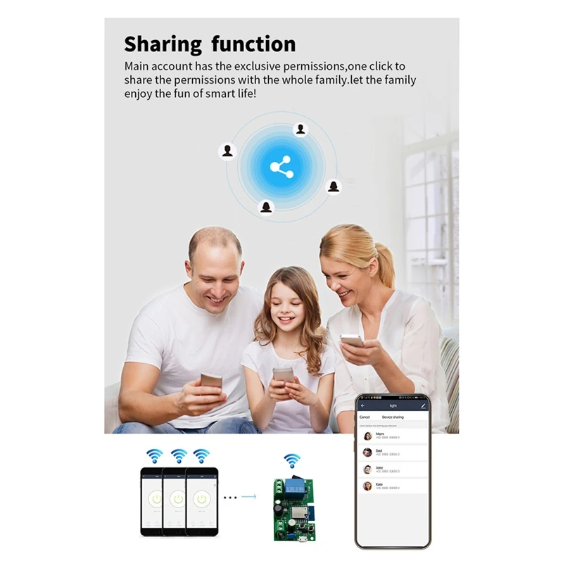 Tuya สมาร์ท Wifi สวิทช์ AC85-250V รีเลย์โมดูลรีโมทคอนโทรลไร้สาย Inching Self-Locking Timering Receiver