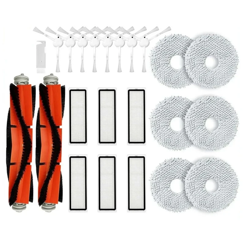 AC66 pour aspirateur Robot Xiaomi S10 + / S10 Plus, pièces de rechange, accessoires, brosse latérale principale, filtre Hepa, tampons en tissu pour vadrouille
