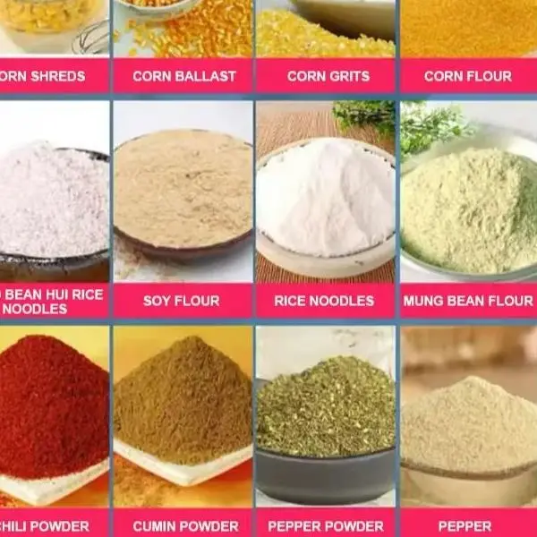 Electric Grinding Machine Grain Spice Corn Dry Food Mill Mill Commercial for Home Flour Powder Crusher