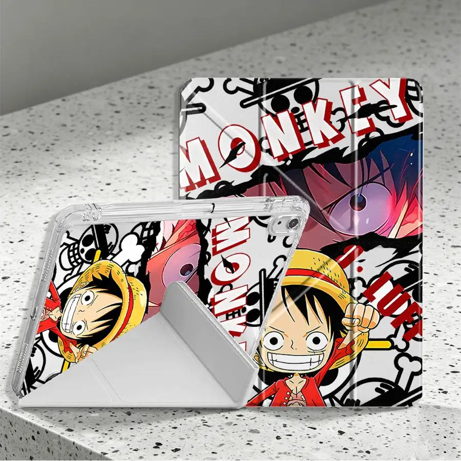 Tablet Case For Samsung Galaxy Tab A11 S8 A9 Plus S10 Lite S7 FE S9 Plus A8 With Pen Slot Cover Anime Ones Pieces