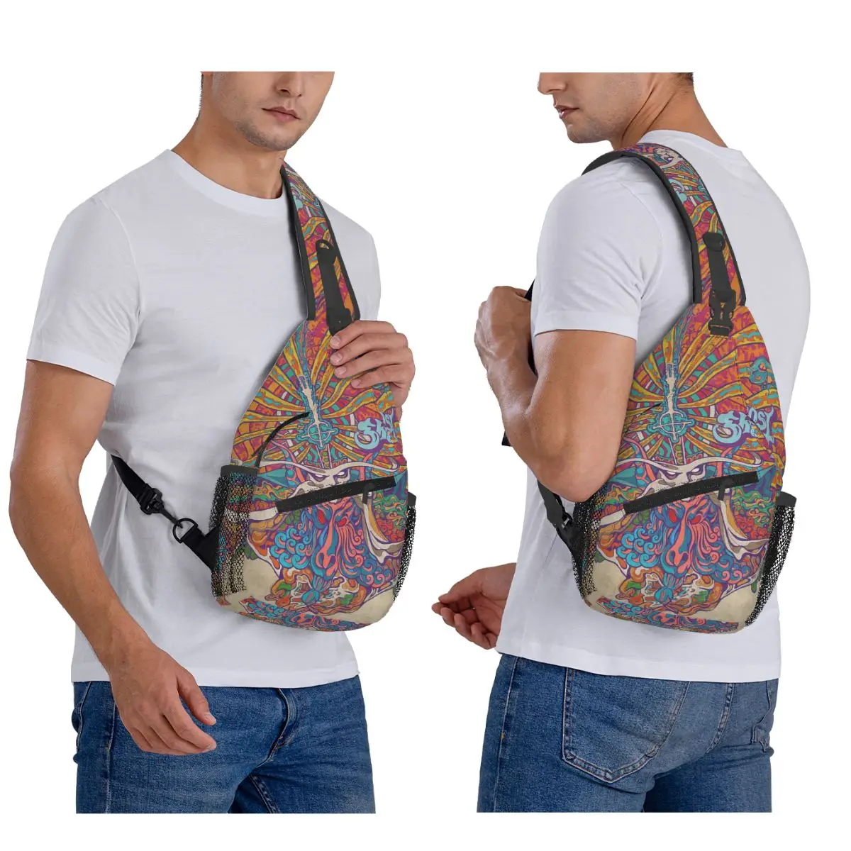 

Рок-группа Ghost BC нагрудная сумка мужской слинг рюкзак через плечо нагрудная сумка дорожный походный рюкзак сумка на плечо