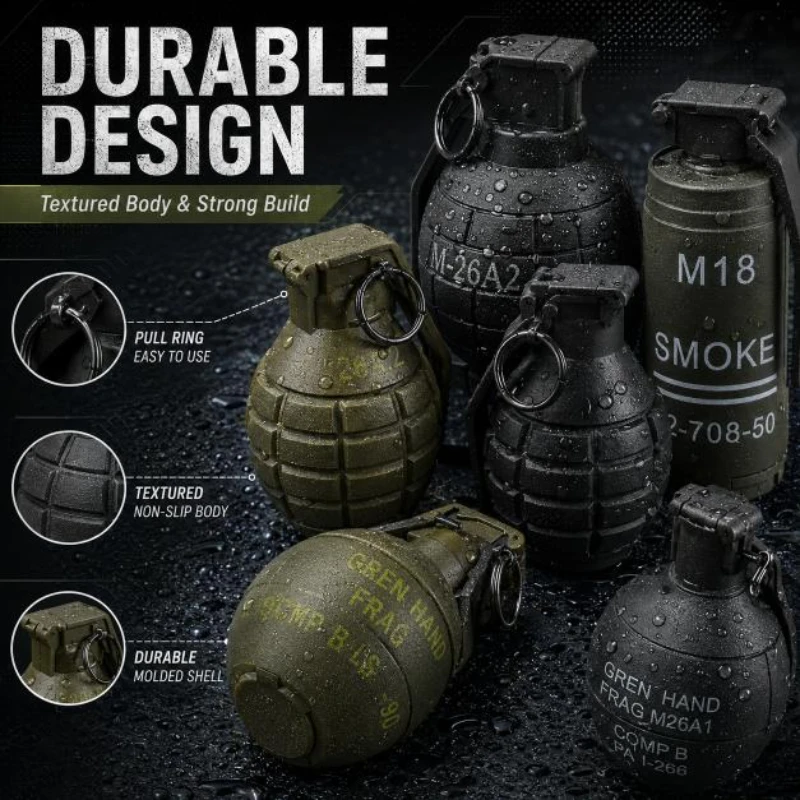 2026 Upgraded M67 Burst Toy Ten Distinct Designs Portable Layout Outdoor Park Water Battle Interactive Prop