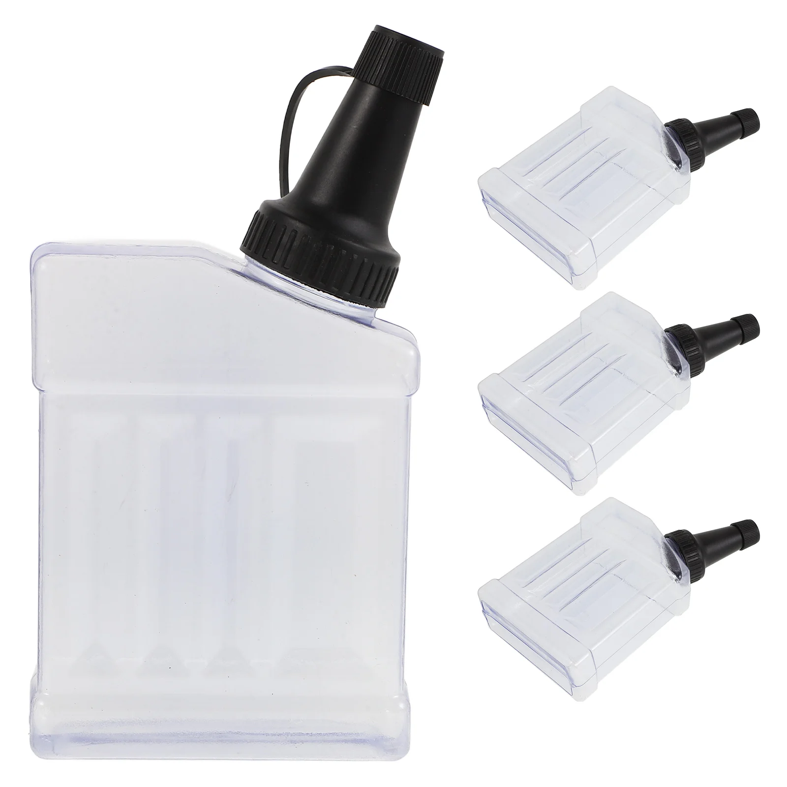 

4 Pcs Water Bottle Travel Bottles Beads Containers Plastic Pointed Mouth Transparent Subpackage