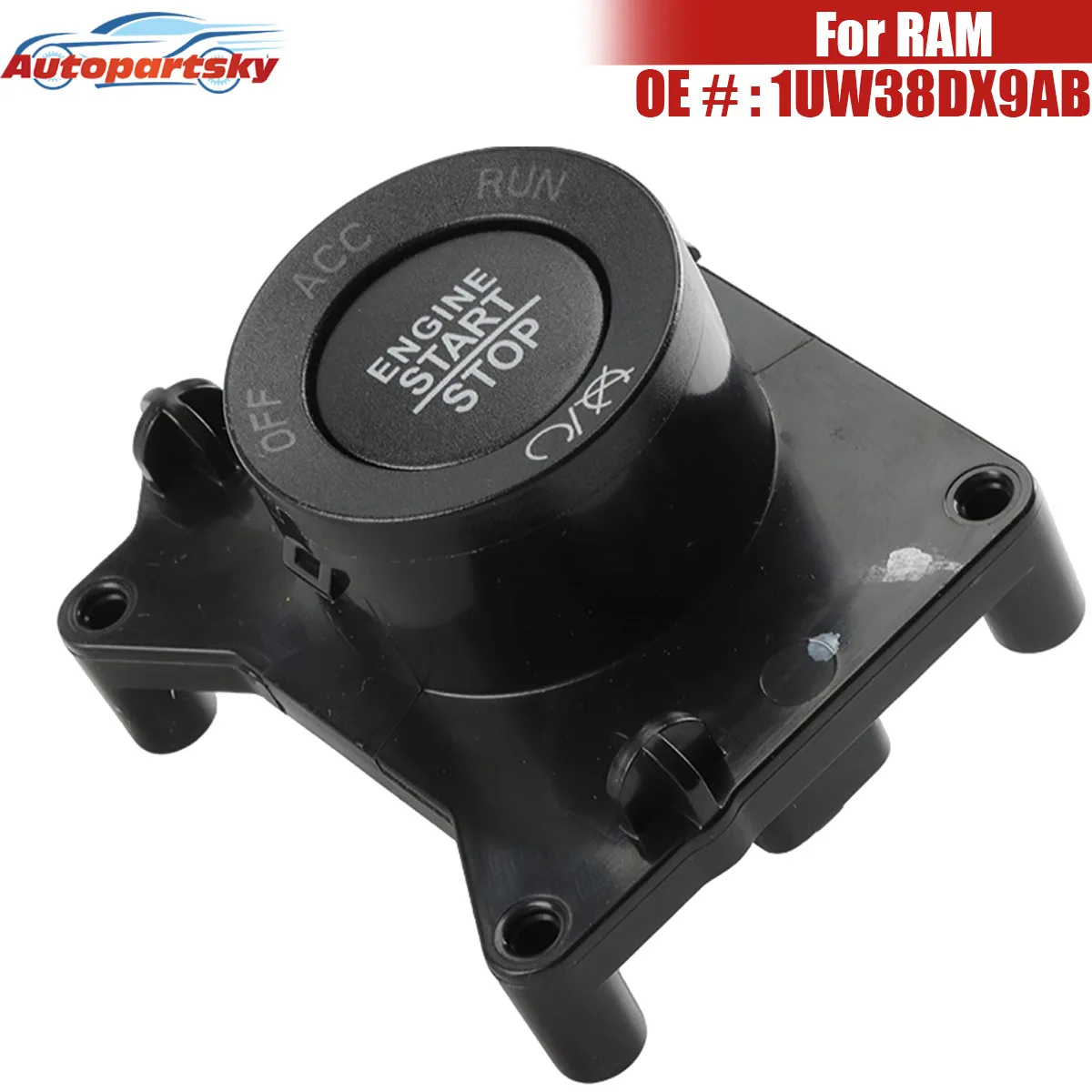 

Automotive Parts Ignition Push Button Switch 1UW38DX9AB C D For RAM 1500 2013-2020 2500 3500 4500 5500 2013 2014 2015 2016-2018