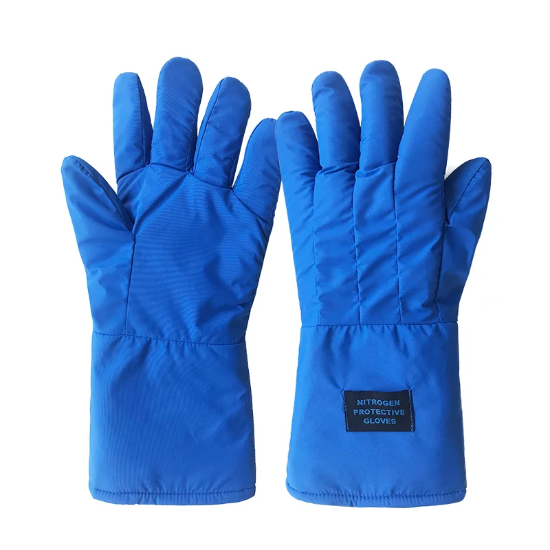 Professional Cryogenic Gloves Heavy-Duty Liquid Nitrogen Handling, Extreme Cold Protection with Waterproof & Thermal Insulation