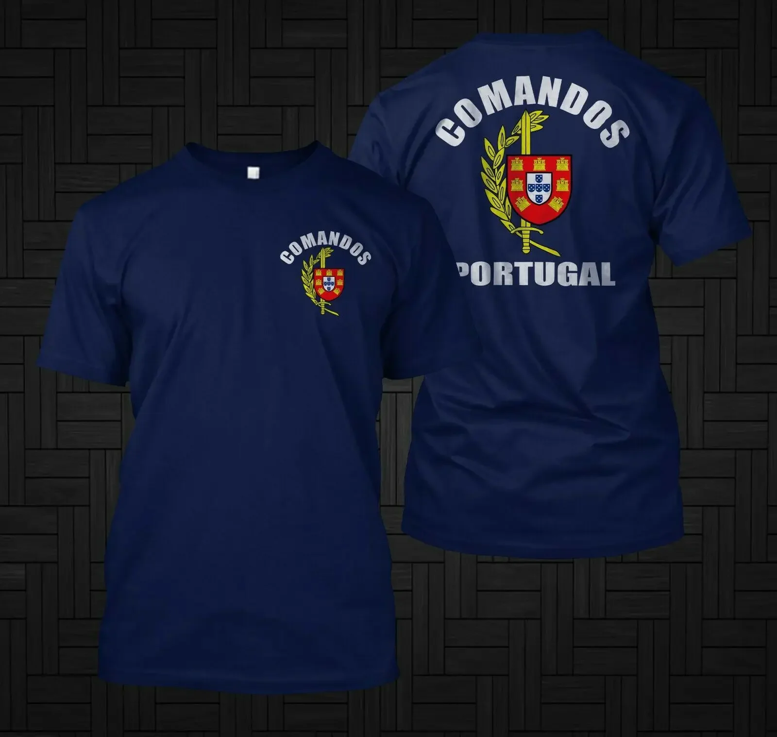 Portuguese Army Special Forces Commando Comandos Portugal Men T-Shirt Black Short Sleeve 100% Cotton Shirt Size S-3XL