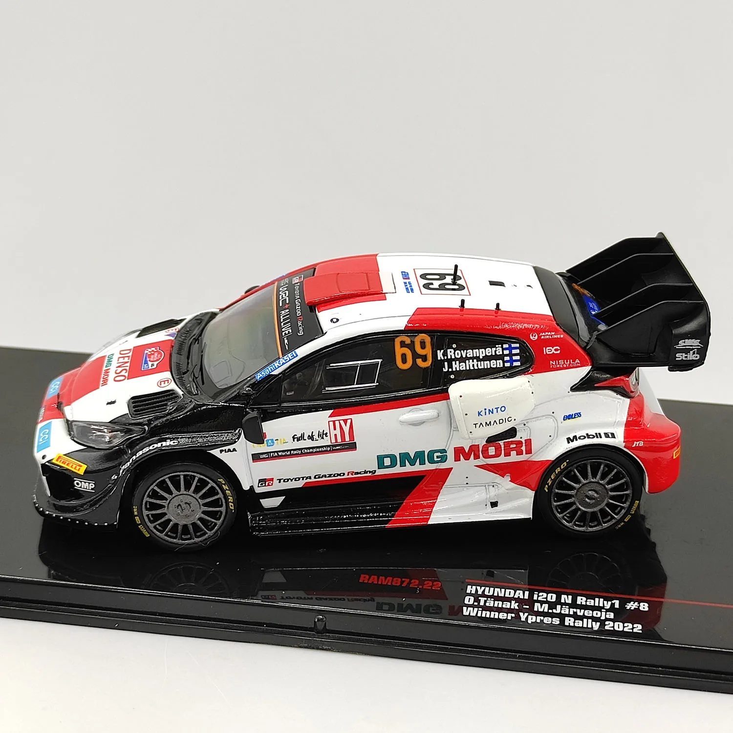 โมเดลรถไดแคสต์ IXO ขนาด 1/43 ฮุนได ไอทูวี เอ็น แรลลี่ 1 # โมเดลรถอัลลอยด์ IPL ปี 2022 ของสะสม ของเล่น ของที่ระลึก ของตกแต่ง