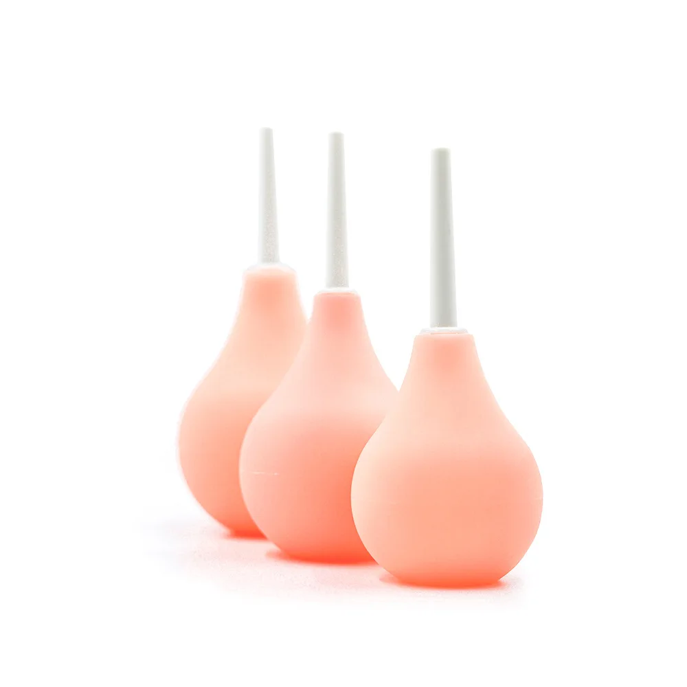 89/160/224ML Enema Bidet Rubber Enema Irrigator Female Vagina Anal Douche Cleaner for Feminine Enema Anal Cleaning