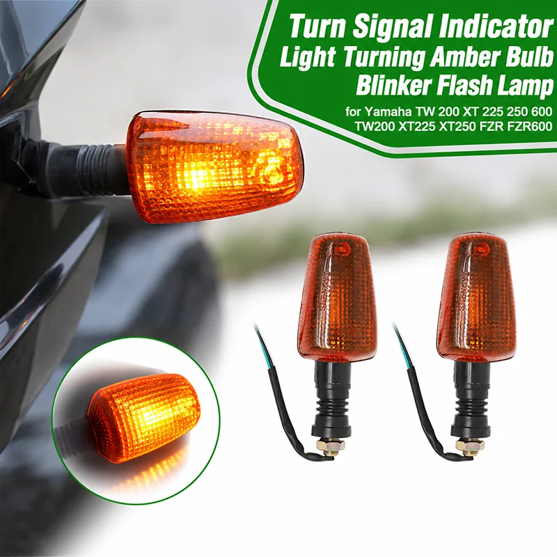 Turn Signal Indicator Light Turning Amber Bulb Blinker Flash Lamp for Yamaha TW 200 XT 225 250 600 TW200 XT225 XT250 FZR FZR600