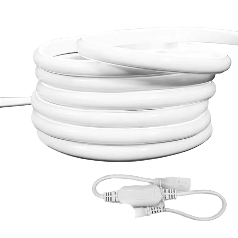 Outdoor 220V COB Flexible Light Strip 10M Super Bright LED Self-Adhesive Linear Light 240 Lights Per Meter EU Plug