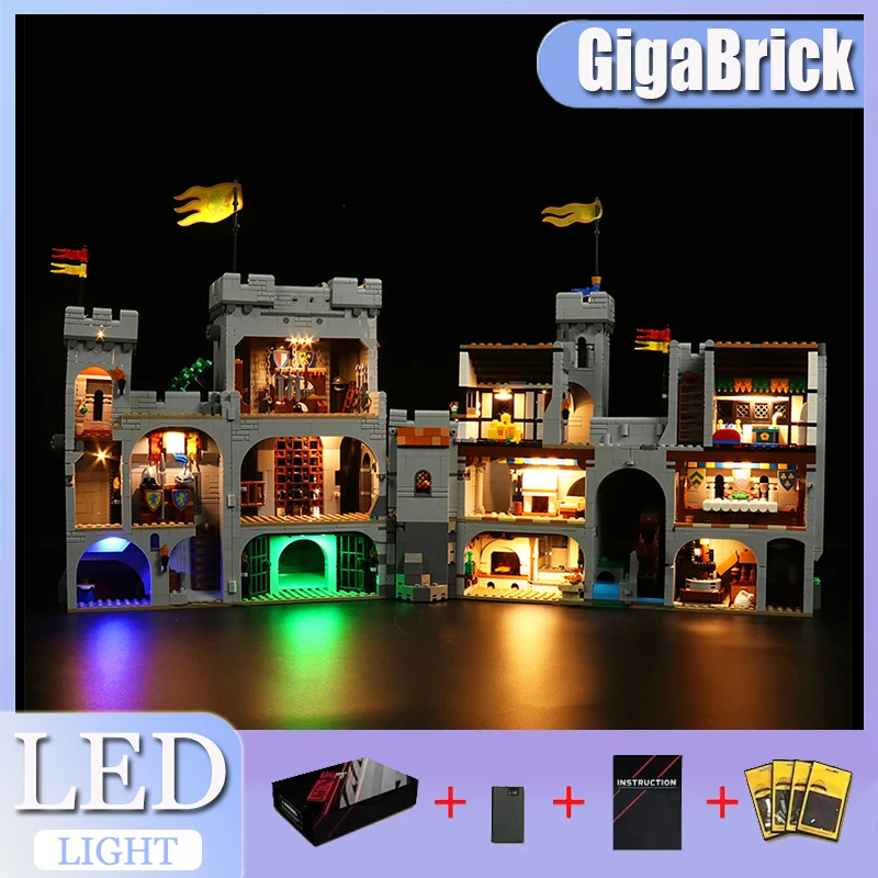 

Комплект светодиодных фонарей своими руками для LEGO 10305 Castle Короля Льва (только светодиодный светильник, модель без блоков)