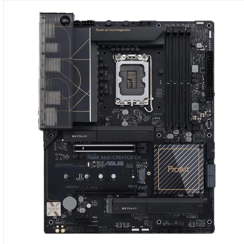 NEW For Asus ProArt B660-CREATOR D4 Original Desktop For Intel B660 DDR4 Motherboard LGA 1700 Support 12400F 12400 i3 12100F