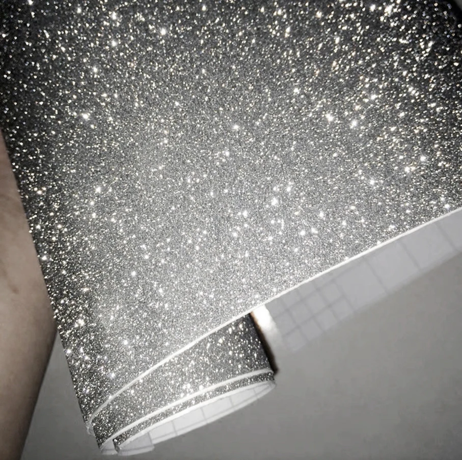 50cm*600cm Super Shiny Diamond - đánh giá và giá Glitter Vinyl Roll