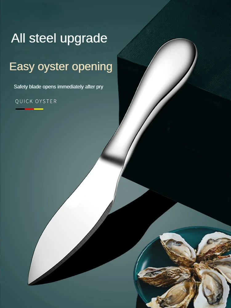 Shell Opener Kitchen Tools Commercial Open Scallops Professional Oyster Opening Tools Stainless Steel Oyster Knife Gadgets Bar