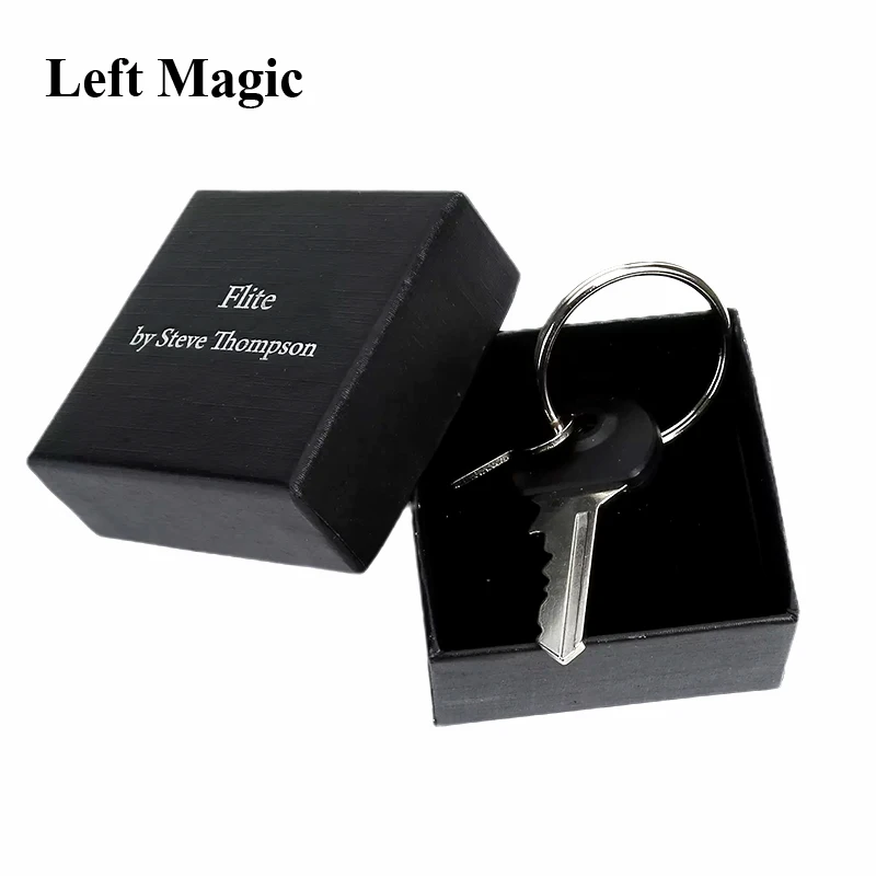 Flite by Steve Thompson Borrowed Ring To Keychain Magic Tricks Professional Magician Appearing/Vanising Mentalism Props