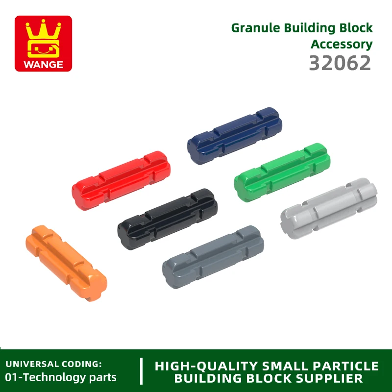 

20 Pcs/lot NO.32062 Axle 2 Notched Building Block Moc Color Accessories Compatible with Brick DIY Children's Toy