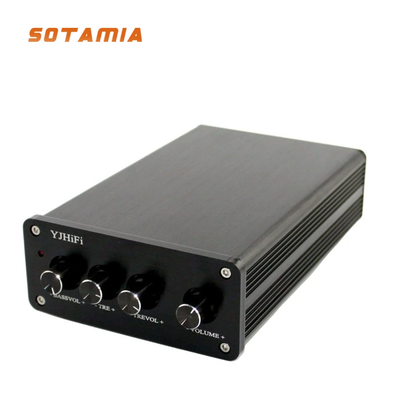 SOTAMIA TAS5630 2.1 Channel High Power Fever Digital Power Amplifier 150WX2+300W HIFI Home Desktop Amplifier