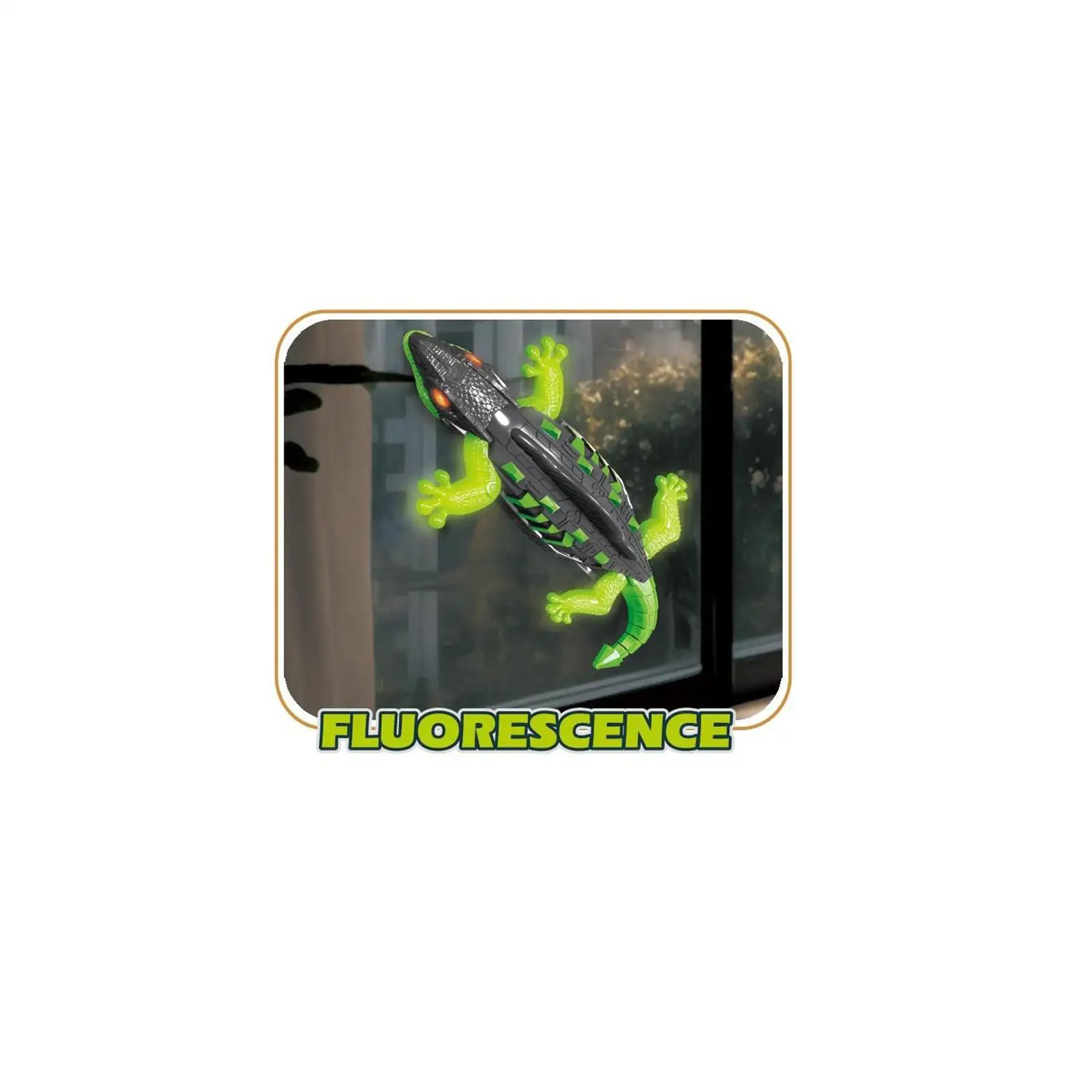 السحلية عن بعد تسلق الجدار واقعية تسلق الزاحف التحكم عن بعد الحيوانات لعبة مع الضوء لعيد الميلاد تخزين ستوفير الاطفال #4