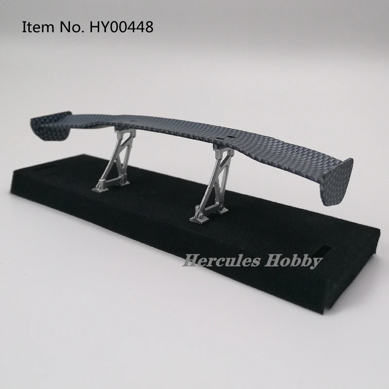 1/10 Scale RC Car Plastic Carbon Fiber Pattern Rear Wing Spolier Drift On Road Touring Model Hobby