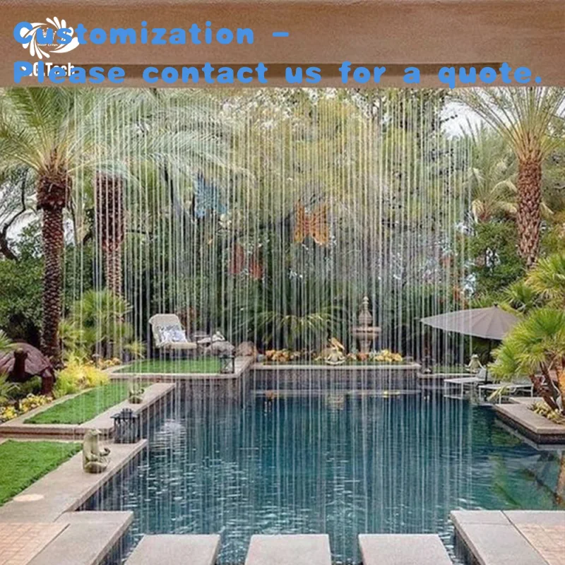 

custom.Customized Stainless Steel 304 Curtain Indoor or Outdoor Garden Decoration Pool Tools & Accessories