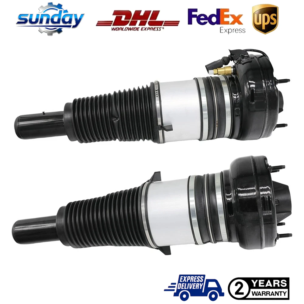 

Pair Front Air Suspension Shock 4H0616039D 3Y5616040F 95B616039 For Audi A8 D4 A7 RS6 MULSANNE Porsche Macan 2011-2018