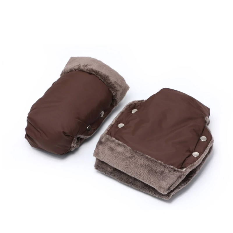 97BE Warme Handschuhe, winddicht, Kinderwagen, Einkaufswagen, Handmuff, geteilte Babywagen-Handhandschuhe