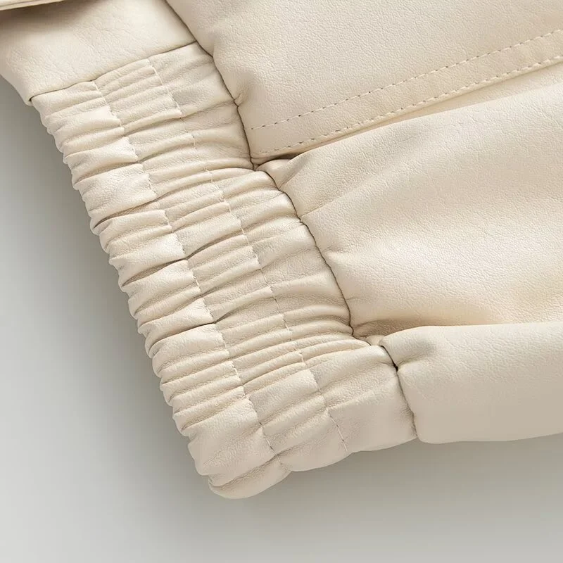 UNIZERA veste en cuir femme automne nouveau style ins mode rétro simple polyvalent ample décontracté veste en cuir synthétique polyuréthane
