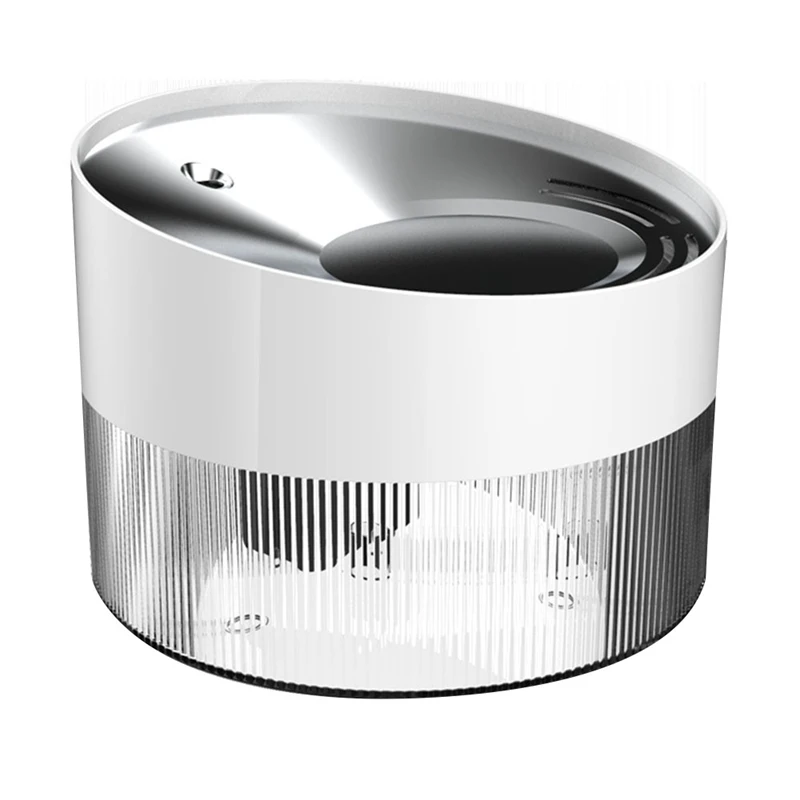 صنبور مياه آلي للقطط ، هادئ للغاية ، موزع مياه للحيوانات الأليفة ، مستوى مياه مرئي ، داخلي ، 2.5 لتر ، 84 أونصة