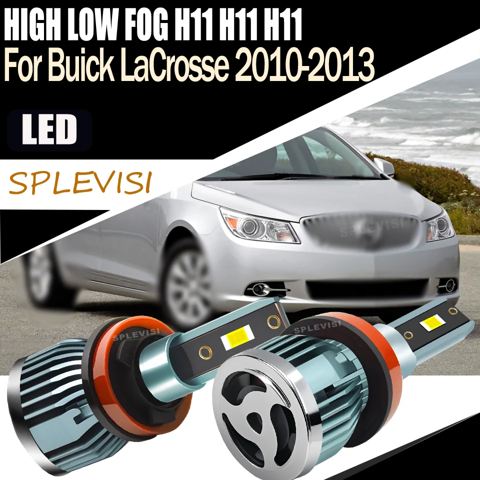 

60000hrs Enhanced Visibility​ Clear Night Vision Longer Lifespan LED Headlight foglight For Buick LaCrosse 2010 2011 2012 2013