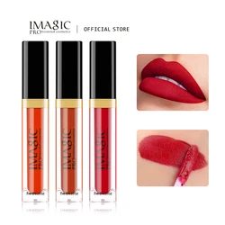 IMAGIC 12-Color Long-lasting Waterproof Matte Lightweight Velvet Smooth Lipstick Silky Sexy Lips Pigment Makeup Korean Cosmetics