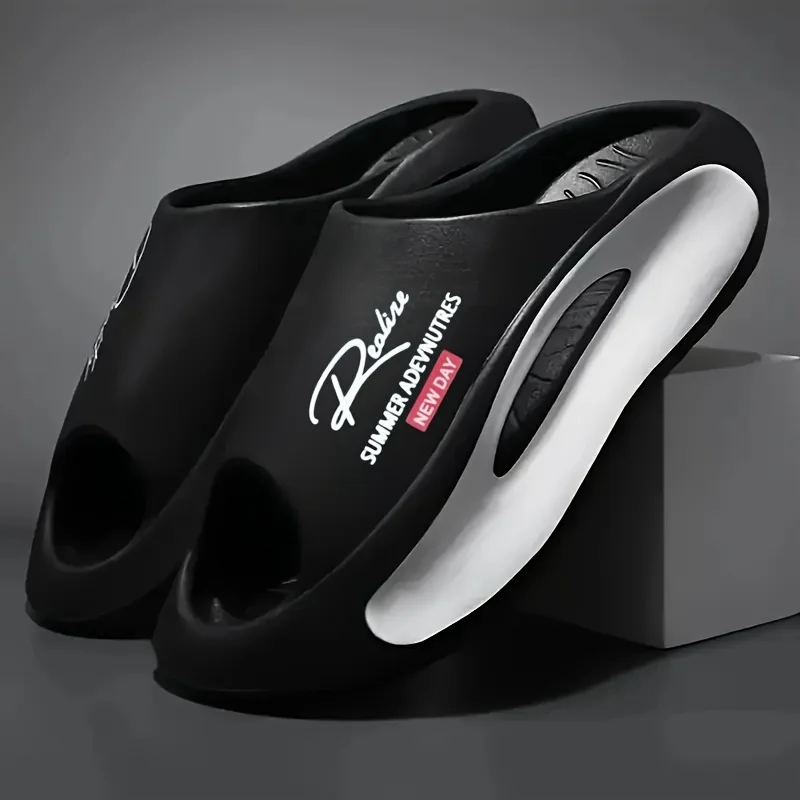 Men Slides Sandals EVA Summer Outdoor Indoor Sports Casual Beach Shower Shoes Lightweight Non Slip Walking Fashion Home Footwear