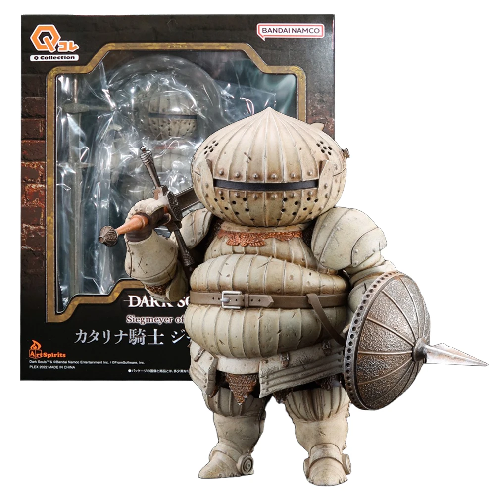 Figura de Siegmeyer Dark Souls, juego de Anime de 9CM, versión Q, colección de escultura Dark Souls, modelo de pie, juguete para regalo, figura Aciton