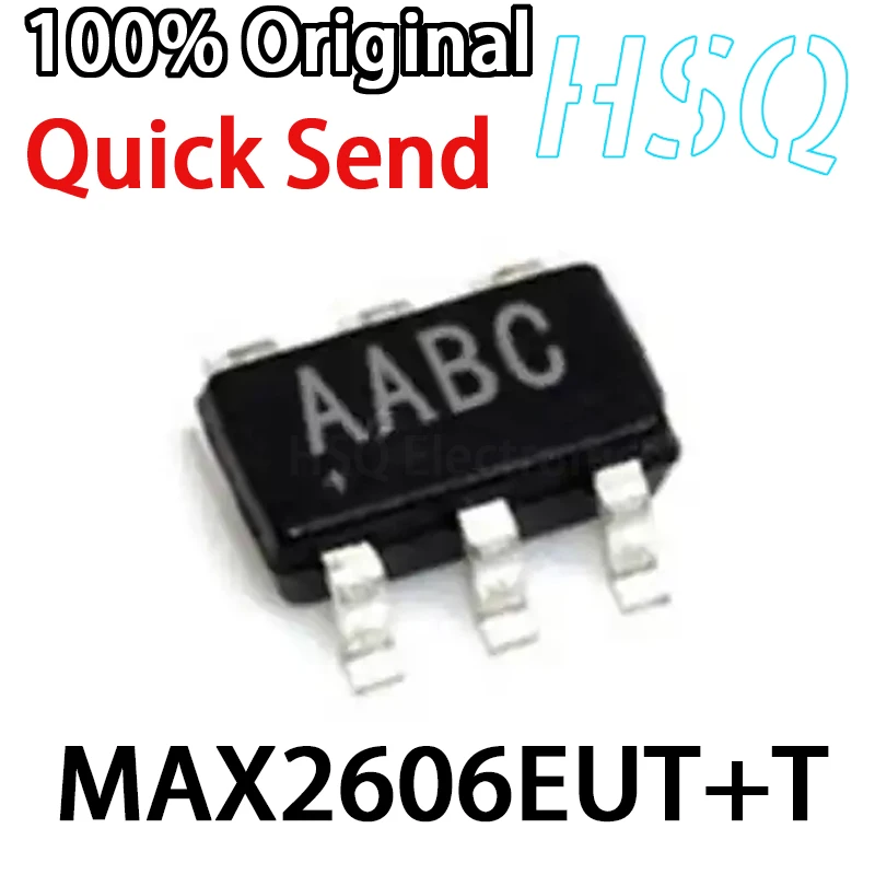 

5PCS MAX2606EUT+T MAX2606EUT Silk Printed AABC Chip SOT23-6 RF Chip Brand New Original Packaging