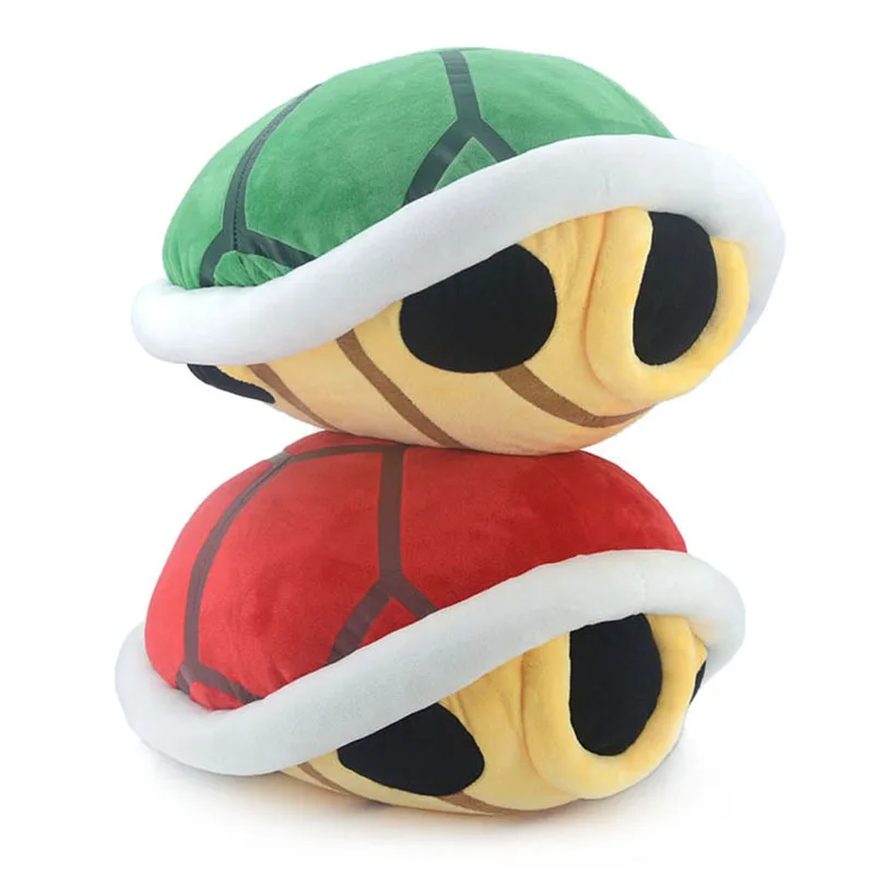 Coussin d'oreiller Koopa Troopa tortue rouge vert pour enfants, jeu classique mignon, cadeaux jouets, nouveau, 2 styles, 35cm