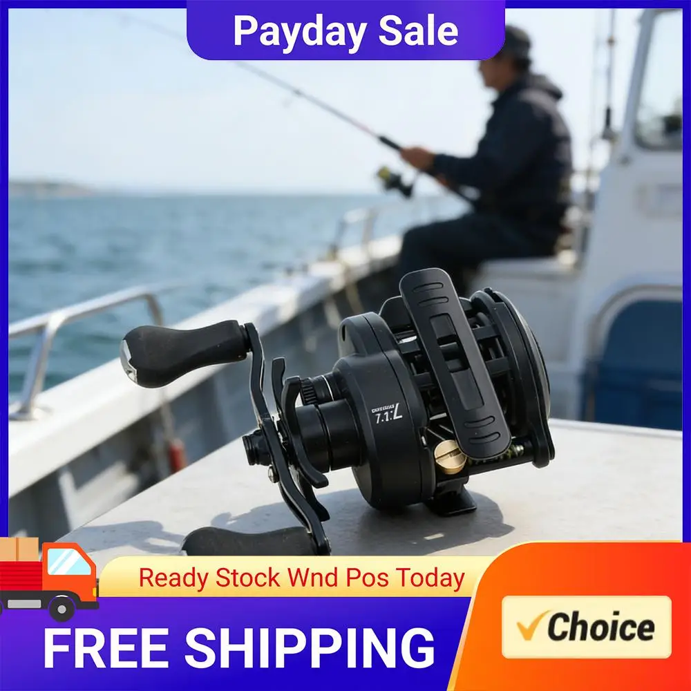 moulinet-de-peche-a-lancer-dc-long-auto-chargeant-avec-frein-electronique-dc-rapport-72-1-polyvalent-pour-l'eau-douce-et-l'eau-salee