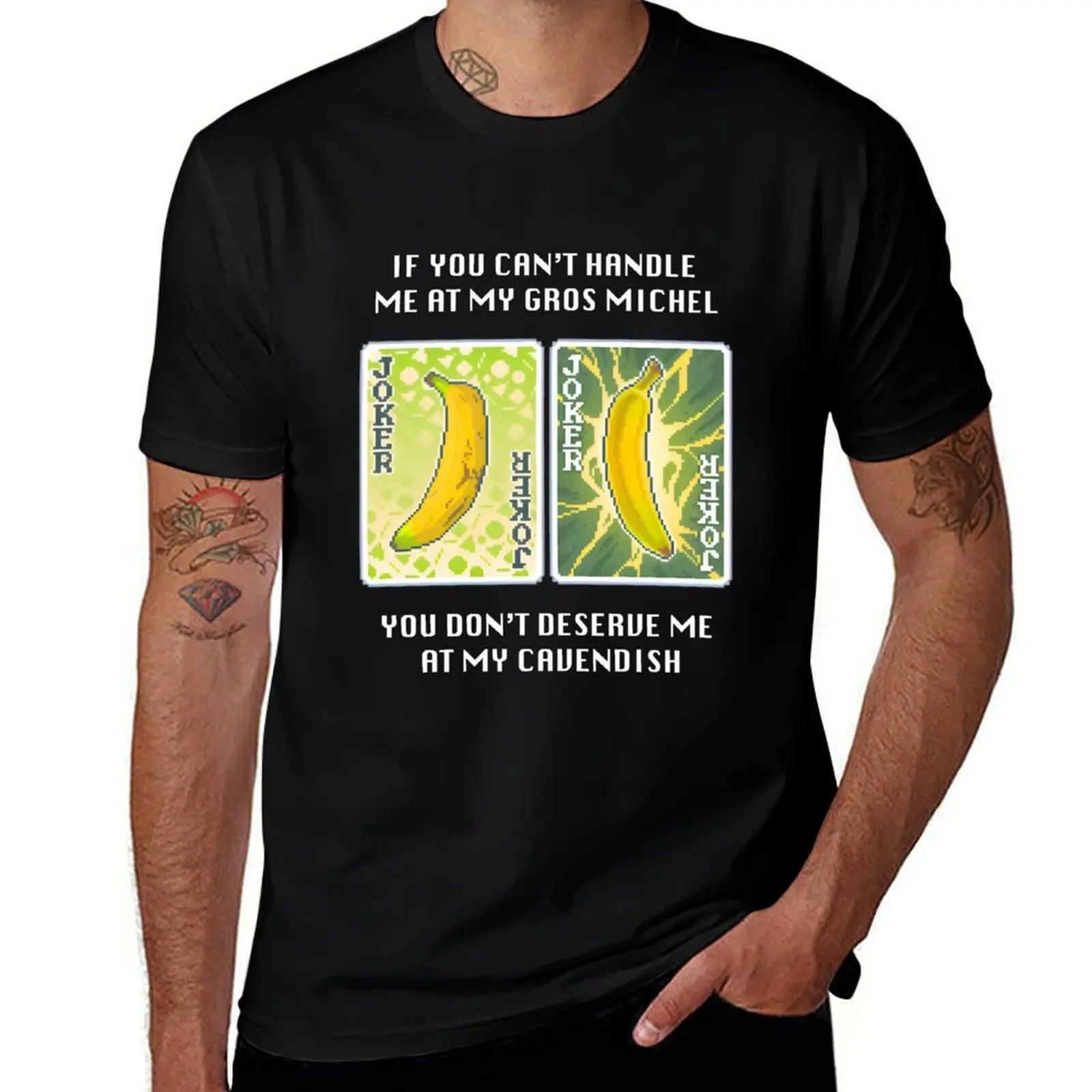 

Gros Michel and Cavendish, babana joker, gamer gift T-Shirt t shirt men 100% cotton luxury brand T-Shirt