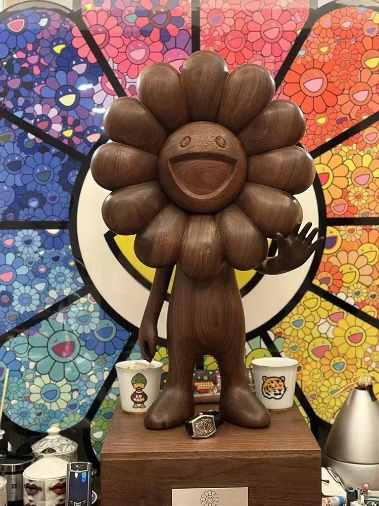 

# Hot Works By Japanese Artists,Japanese Trendy Art Ornaments, Walnut Sunflower Figures, Trendy Doll Ornaments, Birthday Gifts