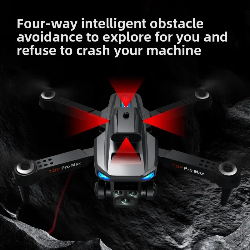 طائرة بدون طيار P10 Pro MAX مزودة بكاميرا عالية الوضوح وواي فاي FPV عالية الوضوح مزدوجة قابلة للطي مع طائرة رباعية أجهزة الاستقبال عن بعد #4