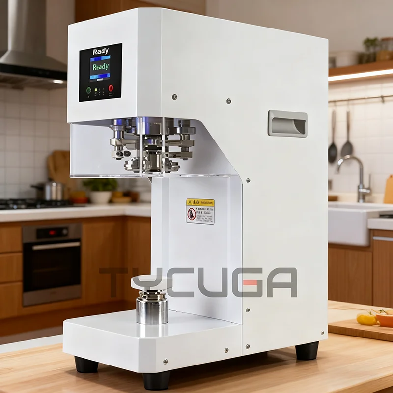 

Fully Automatic Non Rotary Can Sealer with LED Display Smart Panel Can Sealing Machine for Cans Milk Tea Coffee Shop 220/110V