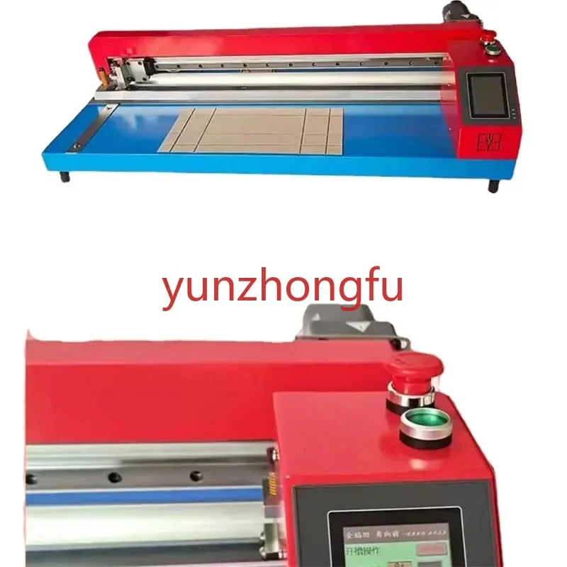 81cm Electric Cutting Slotting Machine Gray Board Cardboard Auto Proofing V-groove Grooving
