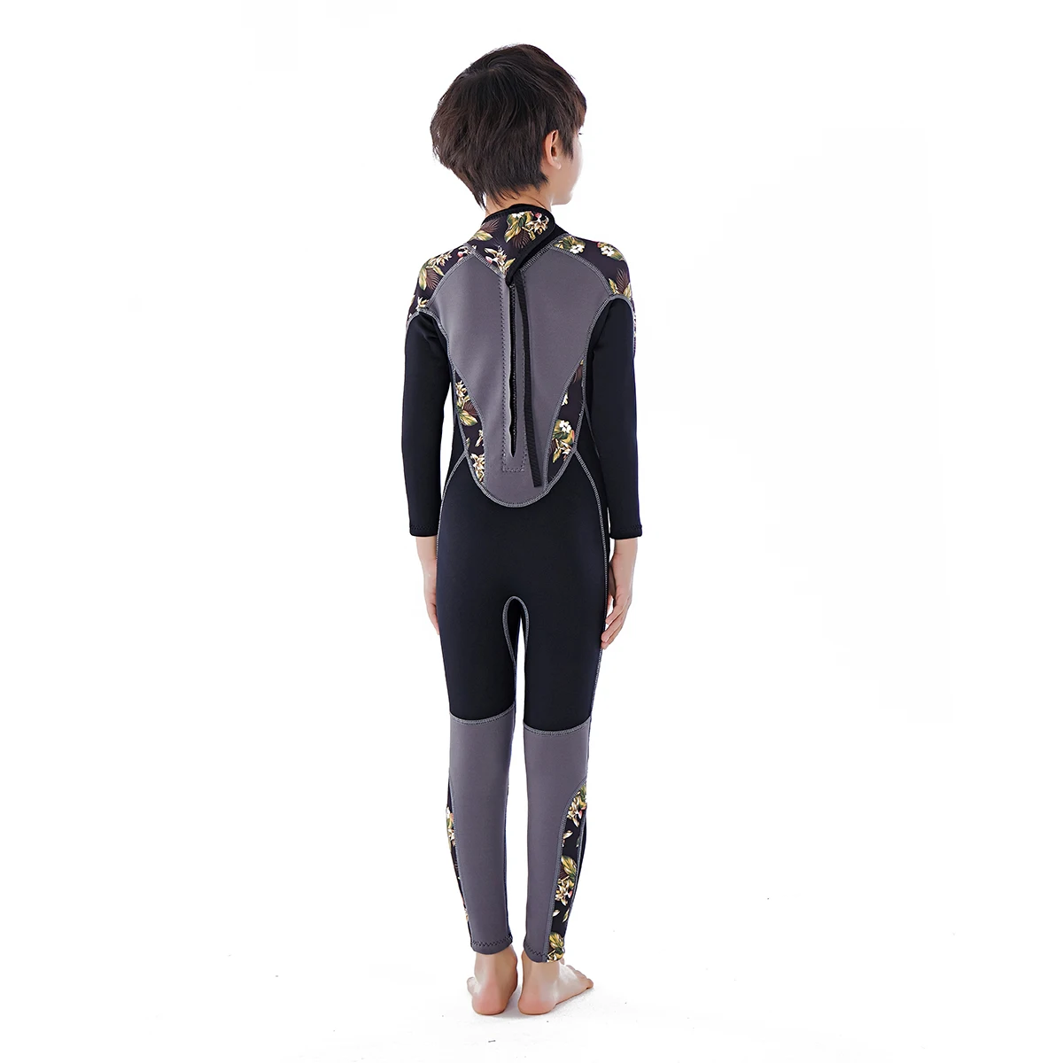 STLF High Quality Neoprene Kids Wetsuit One Piece Back Zip Long Sleeves Children Wetsuit for Surfing