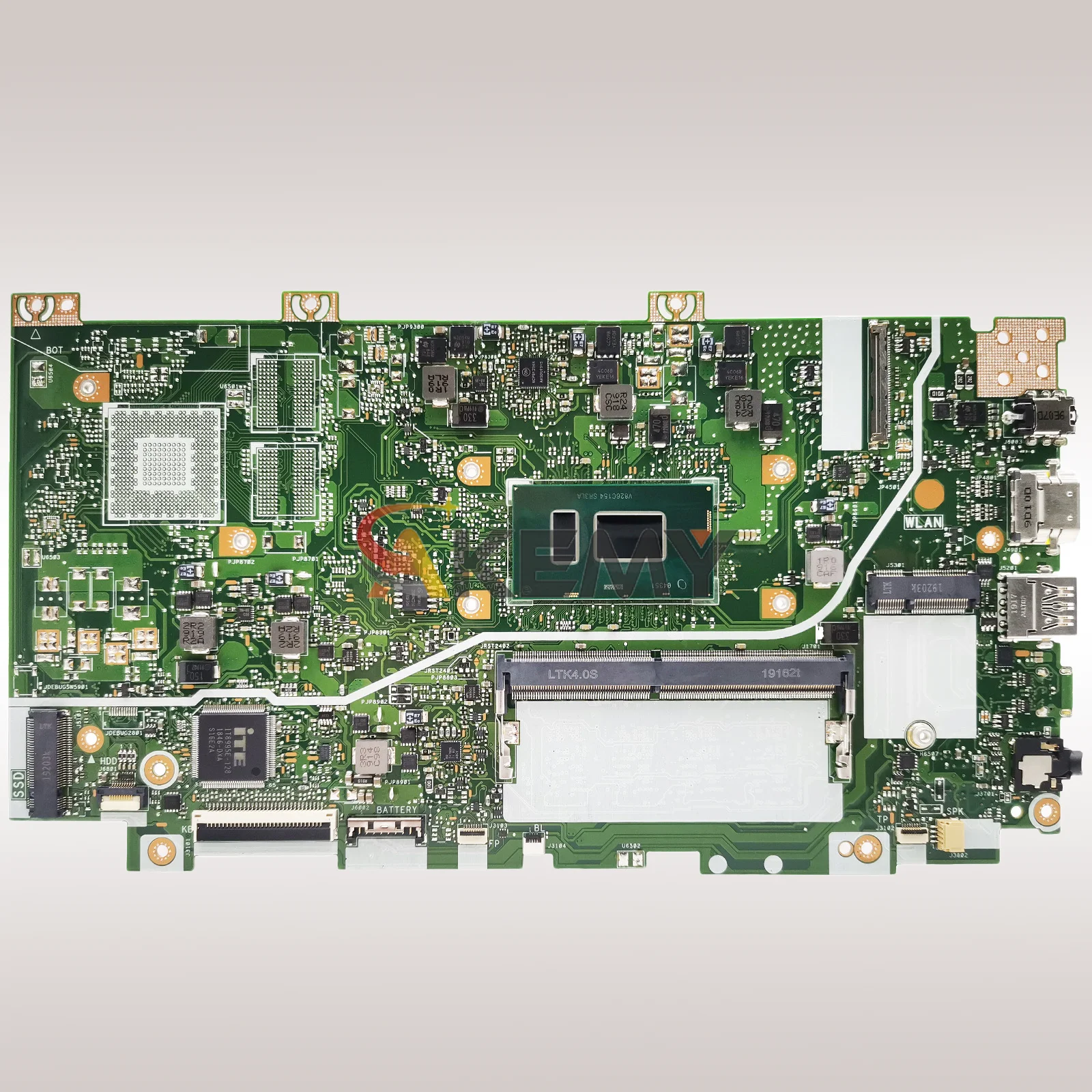 Placa base para ordenador portátil X412UA para ASUS VivoBook X412U X412UA V4000U R424F X412UB X412UF Y4200U con prueba de CPU I3 I5 I7 OK